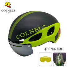 COLNELS Bicycle Helmet Mountain Bike Helmet Ultralight Integrally-molded Factory sales C-580 Adult Matte goggles Cycling Helmet