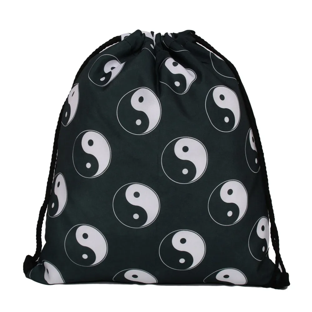 DAOXI 3D печатных Единорог завязки сумки модные Повседневное Для женщин путешествия для школьных рюкзаков