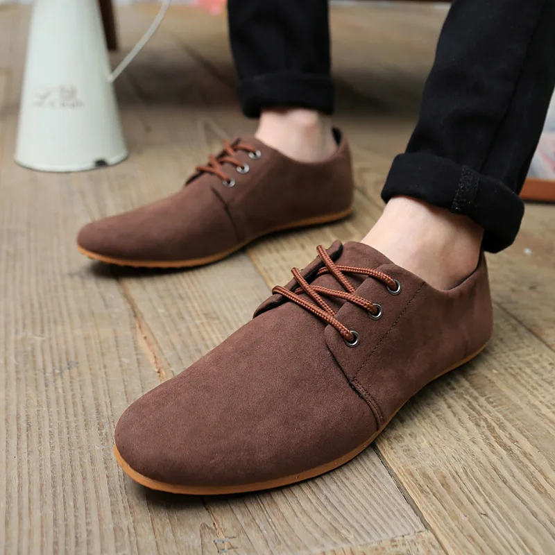 

New Style 2019 Mens Shoes Casual Leather Shoes Men Loafers Breathable Non-slip Sneakers Big Size zapatos de hombre
