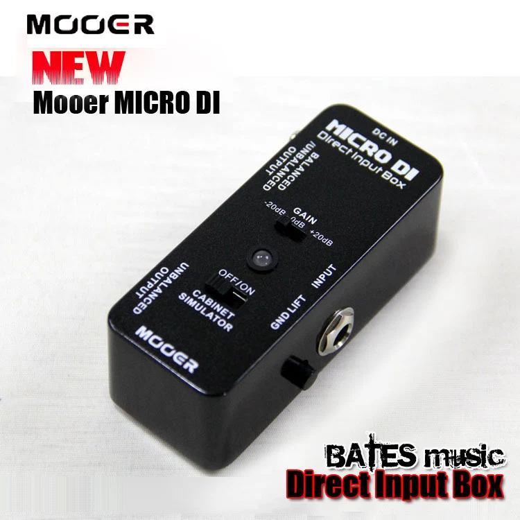 Педаль с новым эффектом/MOOER MICRO DI/коробка прямым входом|mooer micro|mooer micro dieffect pedal |