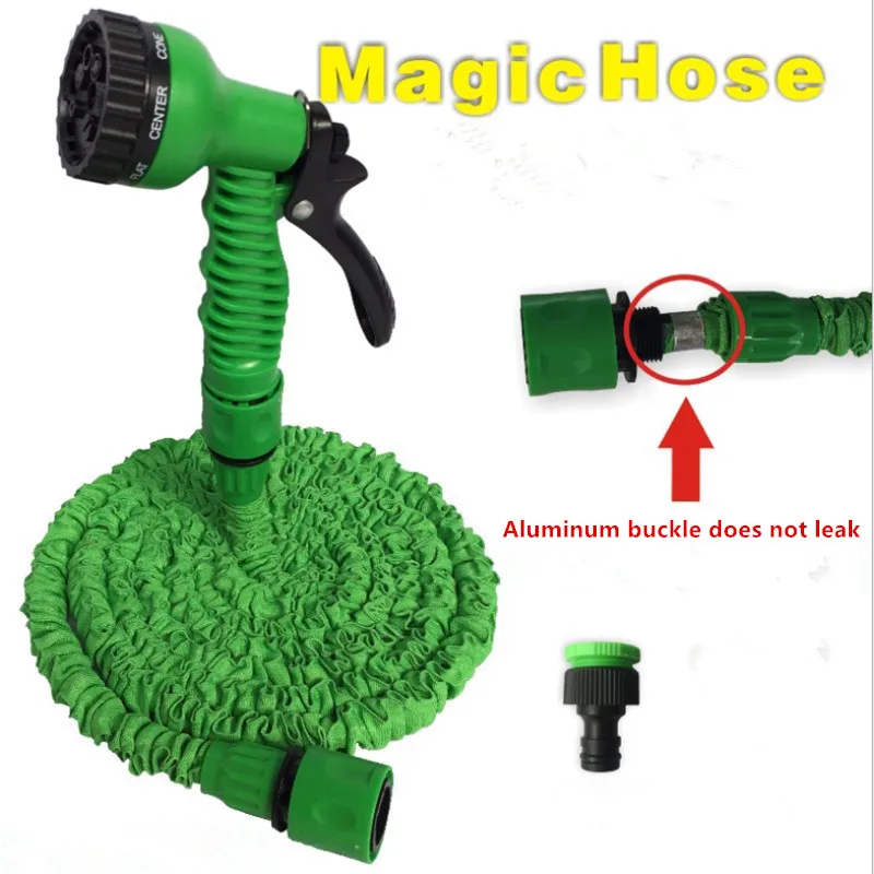 

25-100FT Expandable Garden Hose Flexible Garden Water Hose for Car Hose Pipe Watering Connector With Spray Gun