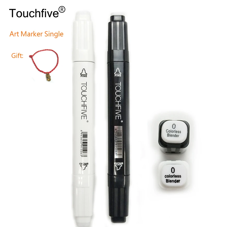 

TOUCHFive 0# Colorless Blender Markers Alcohol Based Ink Double Head Sketch Marker Set For Artist Manga Painting Design Supplies