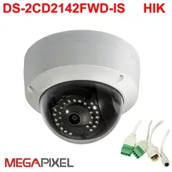 Системах видеонаблюдения ip-камера Hikvision HD Cam 1080 P 4mp DS-2CD2142FWD-IS ИК купольная видеокамера аудио POE сети IPC