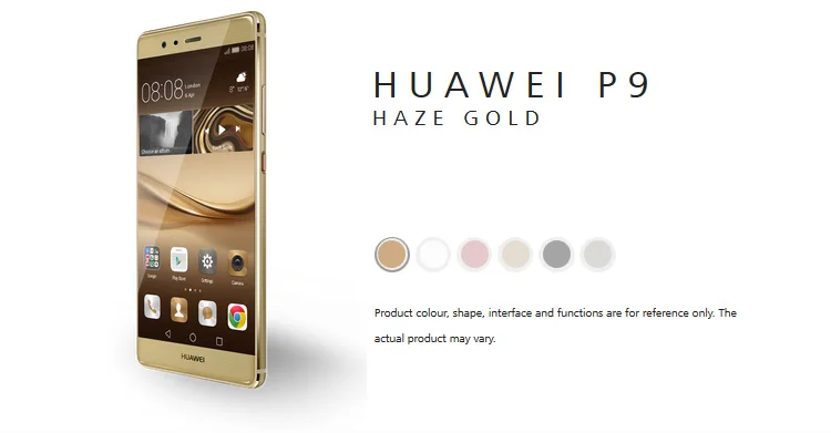 HUAWEI P9 4GB RAM 64GB ROM Hisilicon Kirin 955 2.5GHz Octa Core 5.2 Inch 2.5D FHD Screen Android 6.0 4G LTE Smartphone