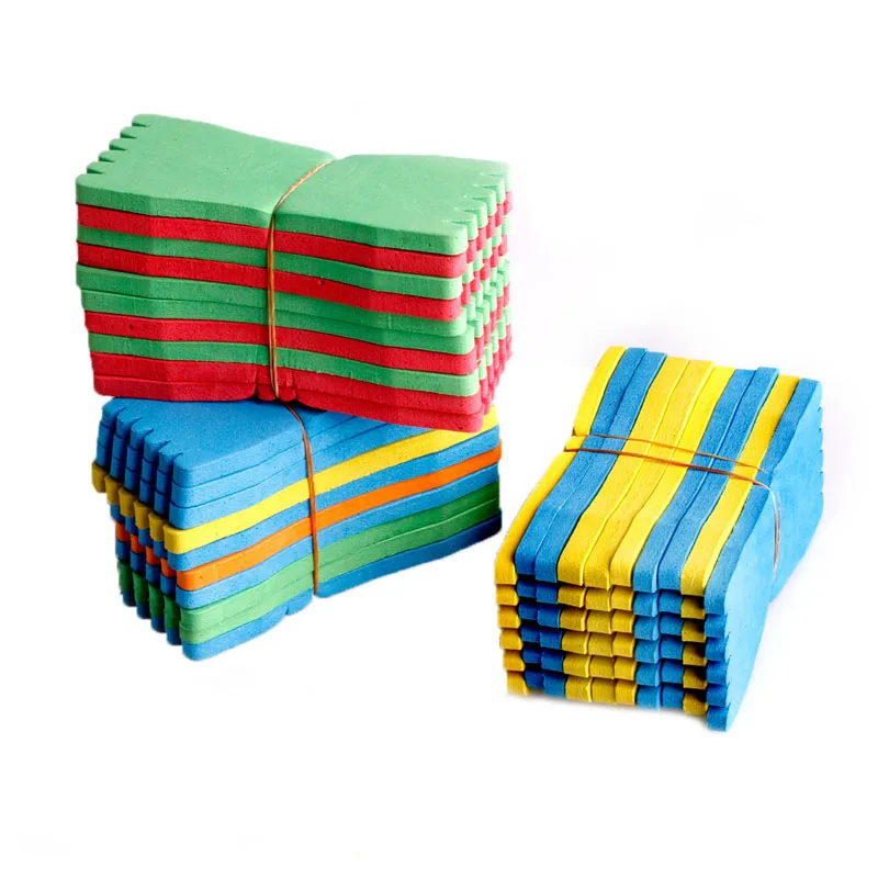 

10 Pcs/Pack Portable Fishing Line Board 12cm Fishing Foam Line Board Hanging Board Rod Fishing Tackle Accessories