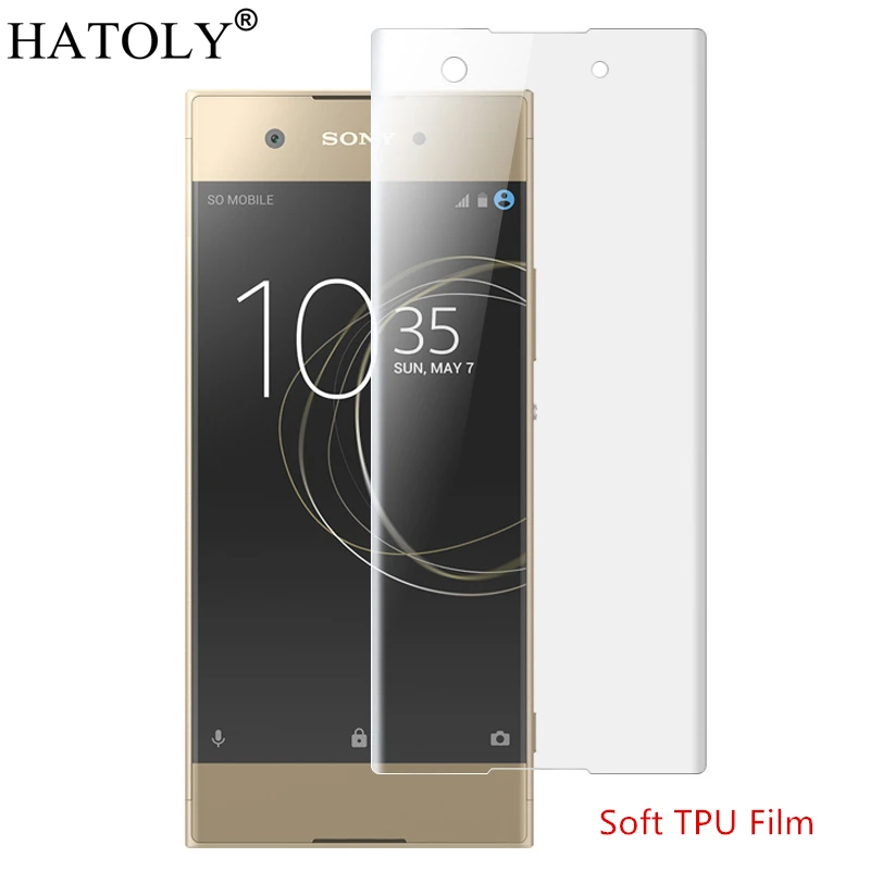 Мягкая нано-пленка из ТПУ для Sony Xperia XA1 Защитная пленка экрана G3112 G3116 с полным