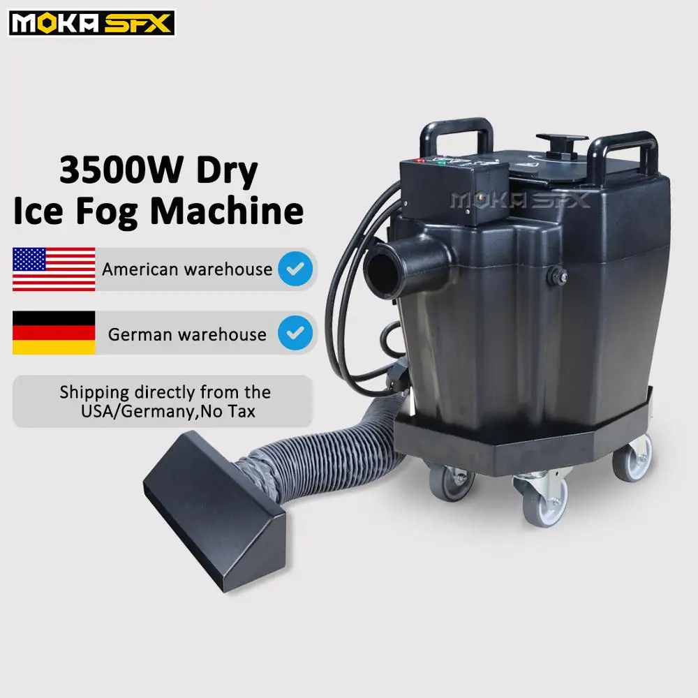 Germany local warehouse Stage 3500W dry ice machine Low Lying Fog