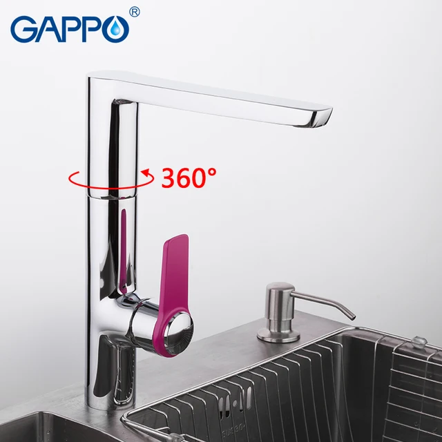 Best Offers GAPPO kitchen faucet water mixer kitchen mixer tap torneira brass water taps deck mounted mixers taps kitchen sink faucet       