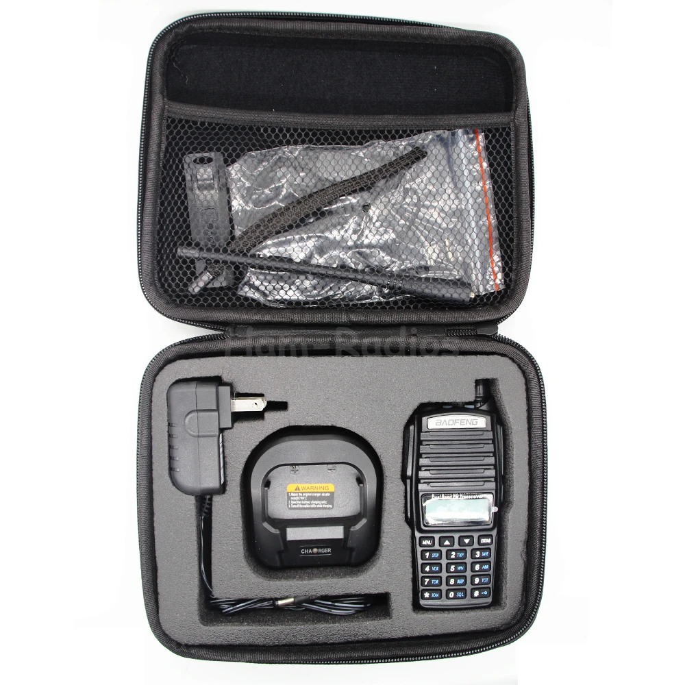 Two Way Radio Tailored Storage Box Handheld Carry Bolsa Estojo para Baofeng Uv82 Uv99 Uv-8 Uv-82hp Uv-82tp Walkie Talkie - Image 6