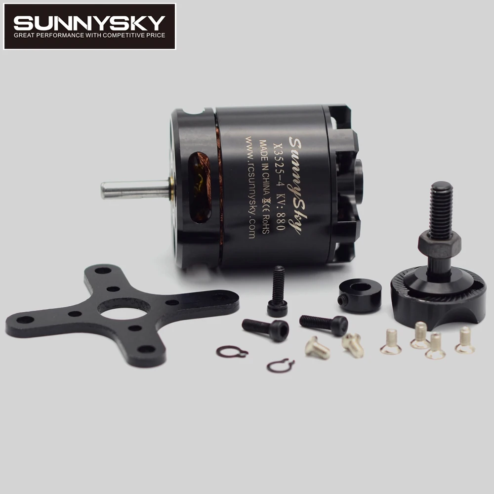 1 шт. SunnySky X3525 520KV/720KV/880KV бесщеточный двигатель серии X для FPV мультикоптера RC квадрокоптера