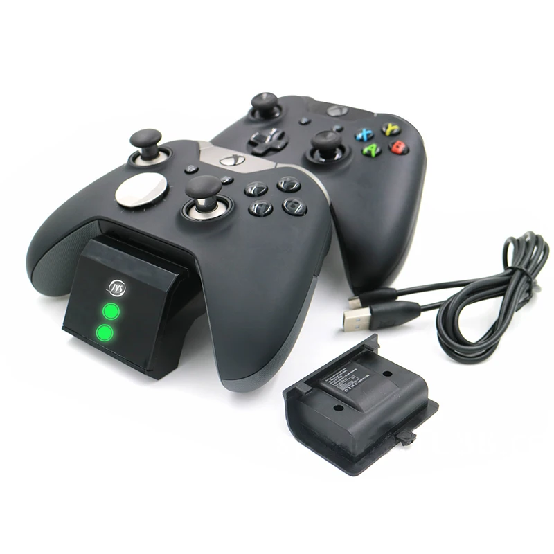 С зарядным статусом экран геймпад зарядное устройство станция база плюс 2 аккумуляторные батареи для Xbox One/One S/One X