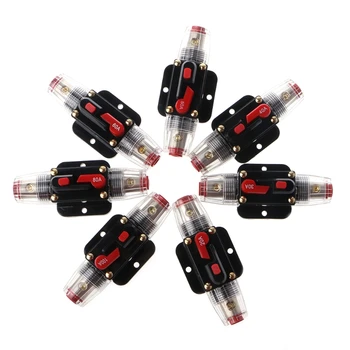 

Best Price 12V DC 20A-100A Car Audio Solar Energy Inline Circuit Breaker Reset Fuse Holder