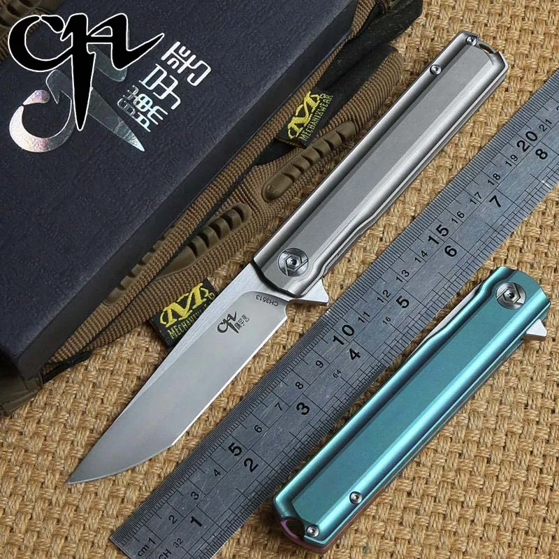 Pаспродажа CH 3513 складной нож M390 лезвие Тактический шариковый подшипник шайба titanium Открытый выживания Отдых на природе Охота Карманные Ножи EDC инструме...