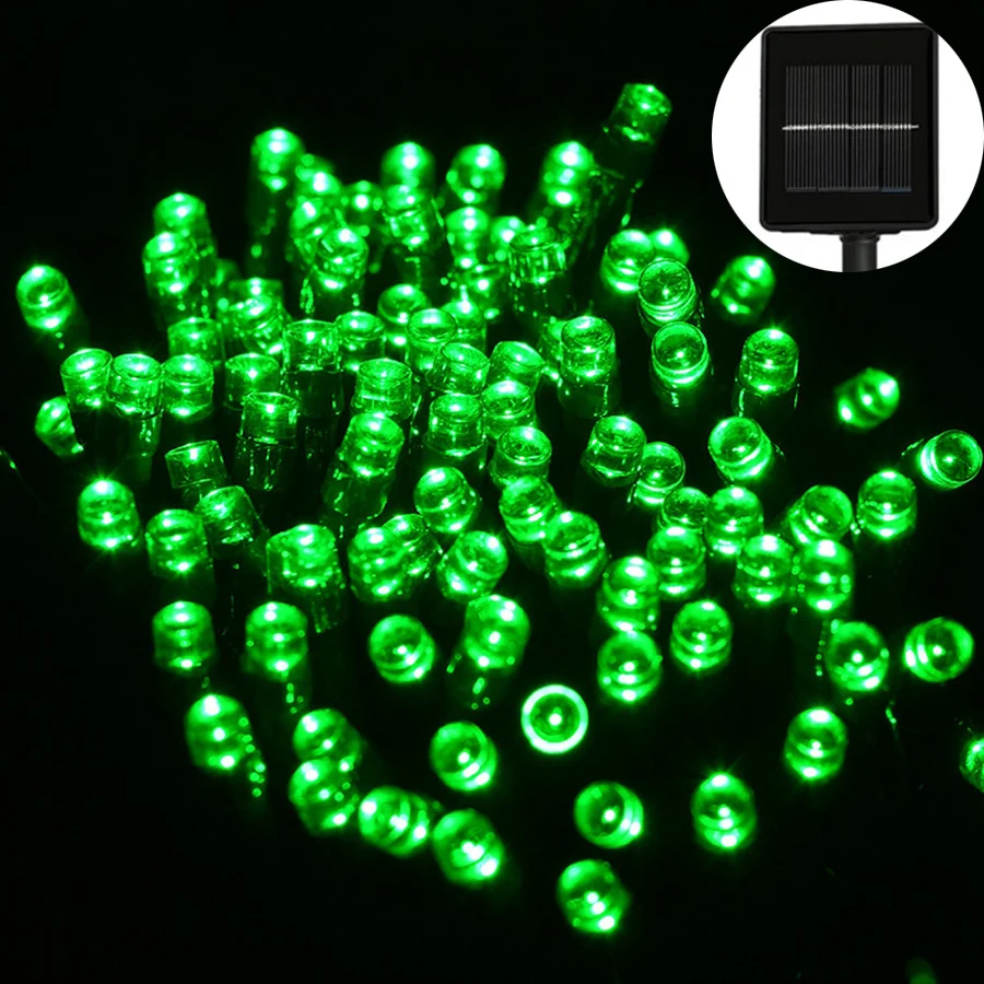 

HANMIAO 50LED Solar Light Outdoor Waterproof LED Solar String Lights for Holiday Festival Christmas Decoration Fairy Lights 03