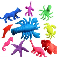 Bolas de água de dinossauro, bolas de água de hidrogel com animais mágicos que brilham na água, 10 pçs/lote brinquedo,
