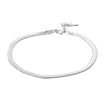 100% 925 sterling silver fashion ladies`anklet wholesale female anklets jewelry hot sell women summer birthday gift