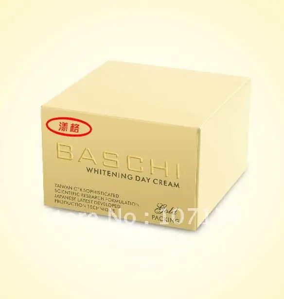 EMS, отбеливающий крем Baschi, дневной крем, золотая упаковка