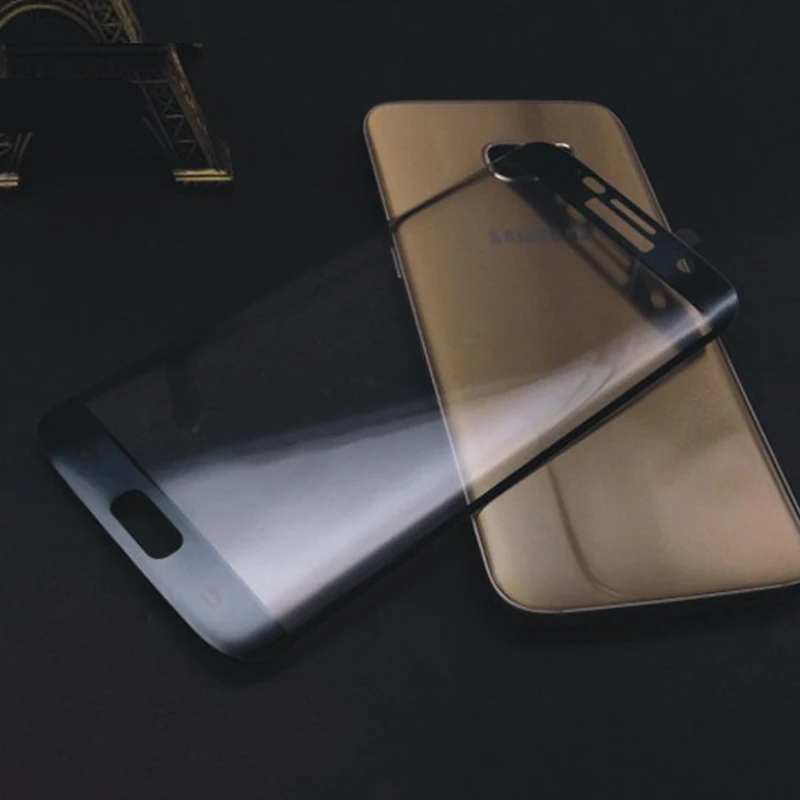 Фирменное изогнутое закаленное стекло YKSPACE 9H 3D 5 цветов для Samsung Galaxy S7 Edge S8 Plus