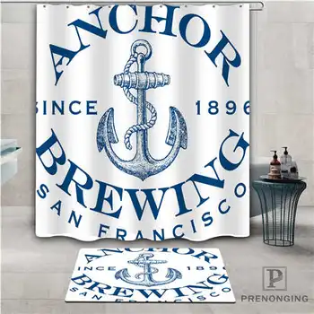

Custom Anchor (1) Waterproof Shower Curtain Doormat Home Bath Bathroom Polyester Fabric Multi Sizes#2019-01-12-285