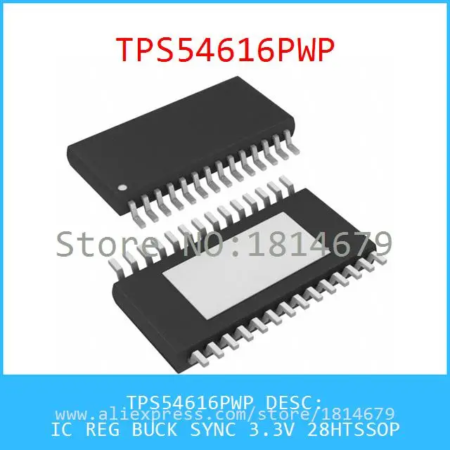 1 Шт./лот TPS54616PWP IC REG BUCK SYNC 3.3 В 28 HTSSOP 54616 TPS54616 |