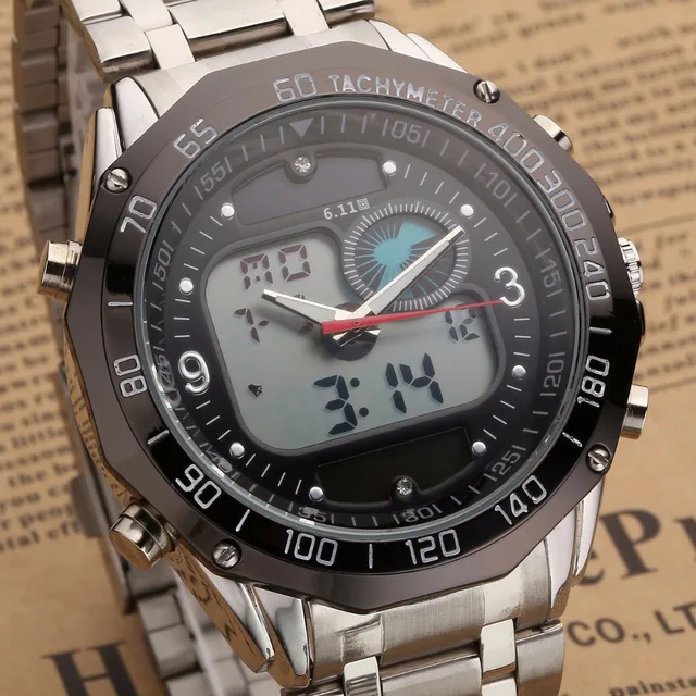 Best Price 6.11 Luxury 2019 New Fashion Multifunction Solar Military Watch Analog Digital EL Clock Stainless Steel LED Men Sport WristWatch Best Price 6.11 Luxury 2019 New Fashion Multifunction Solar Military Watch Analog Digital EL Clock Stainless Steel LED Men Sport WristWatch