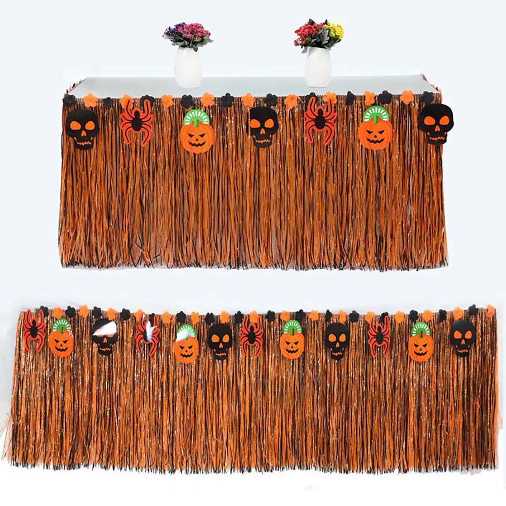 275x75cm Halloween Party Grass Skirt Halloween Props Decorations Party