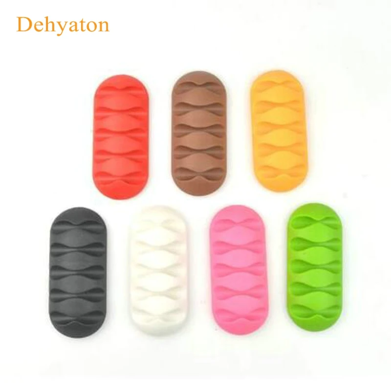 Dehyaton font b Cable b font font b Winder b font Wire Organizer Desktop Clips Cord