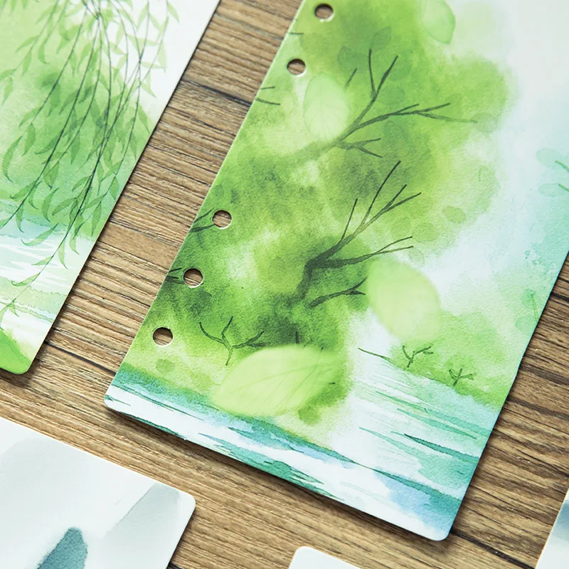 5pcs/set Fresh Landscape Series Dividers A5 A6 Spiral Notebook Loose Leaf Separator Pages Notebook Paper Inside Pages 5pcs/set Fresh Landscape Series Dividers A5 A6 Spiral Notebook Loose Leaf Separator Pages Notebook Paper Inside Pages