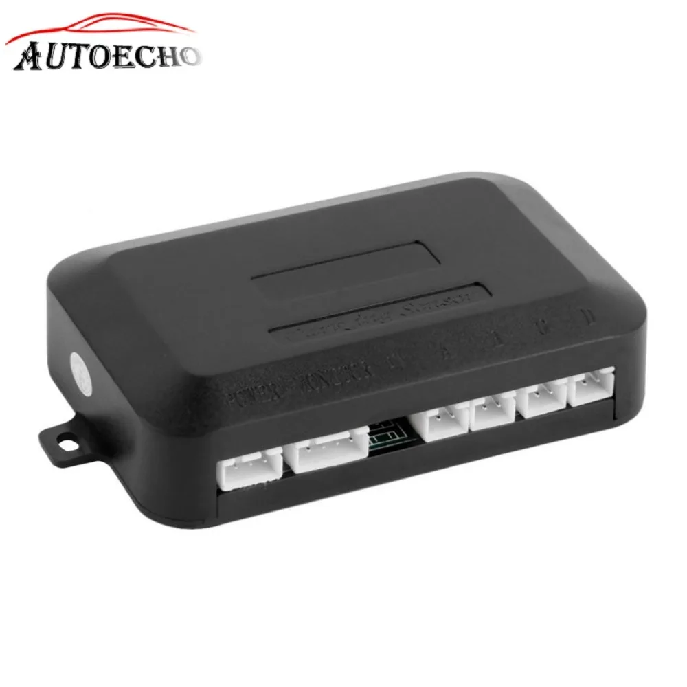 

[Genuine] Parking Car Reverse Radar In 4 Parking Sensors 0.8M front +1.5M back Car Backup Rearview Mirror Sound Alert Alarm Set