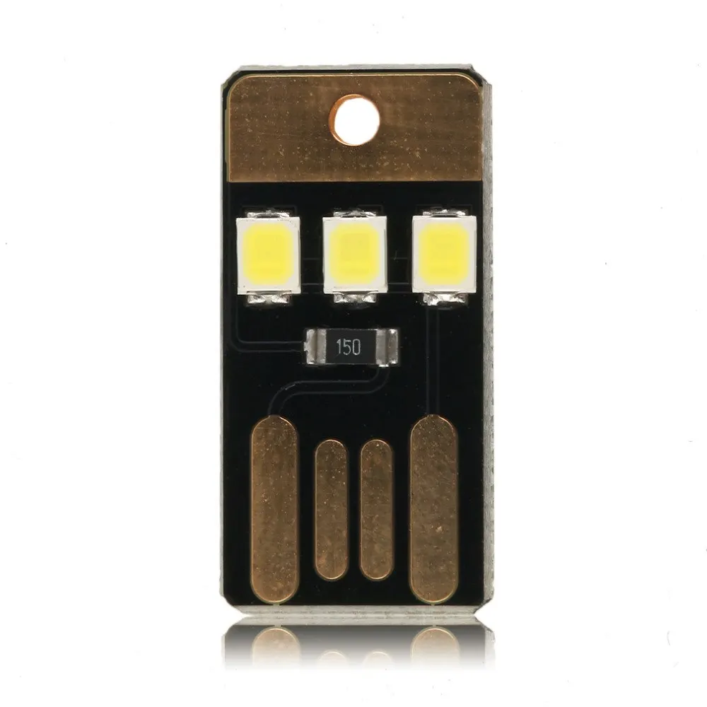 

1Pcs Mini USB Light Camping Night Mobile USB LED Lamp White/Warm Light Wholesale 0.2 W, ultra low power, 2835 chips