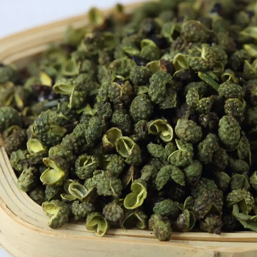400g free shipping organic dried sichuan green pepper&green