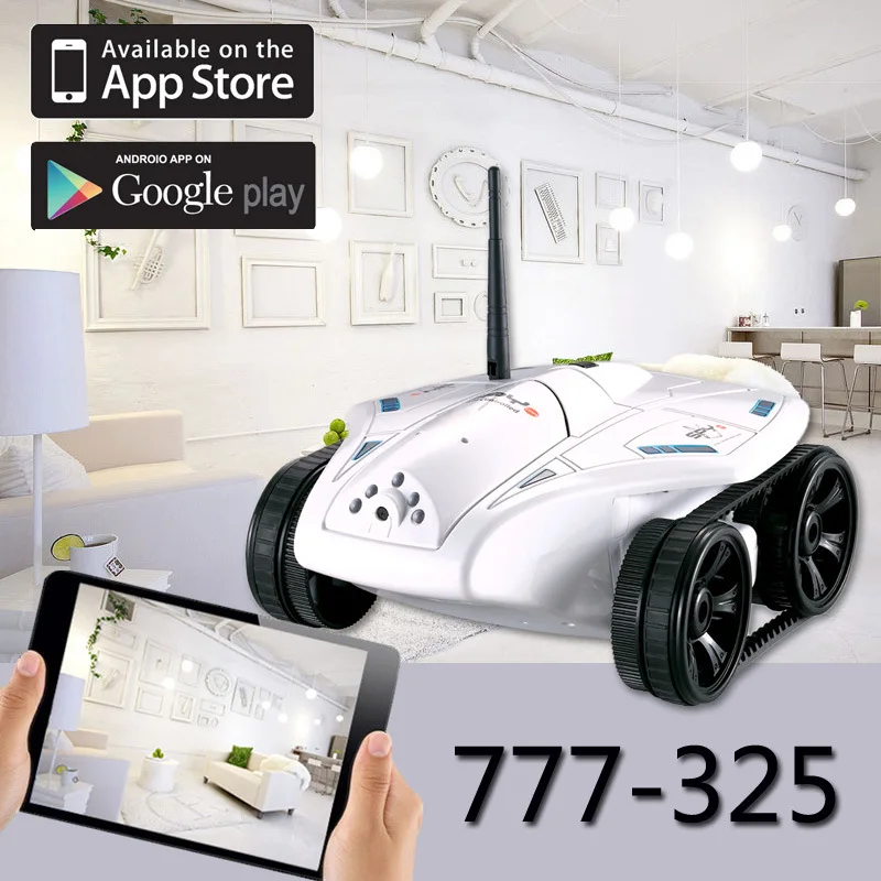 

High Quality RC Tank Toys Wifi App Controlled WALL-E Tank Robot With Camera Video Remote Control Robot New Arrival Model FL