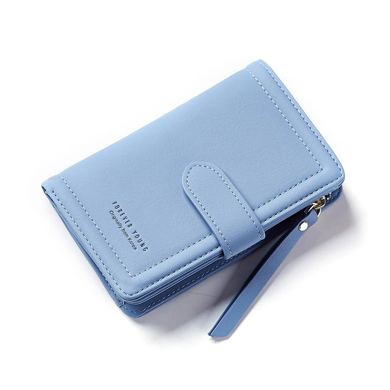 WEICHEN, дизайн, маленький женский кошелек для ноутбука, женский клатч, кошельки, портмоне, кредитный держатель для карт, кошелек для девушек, Carteira Feminina - Цвет: Blue