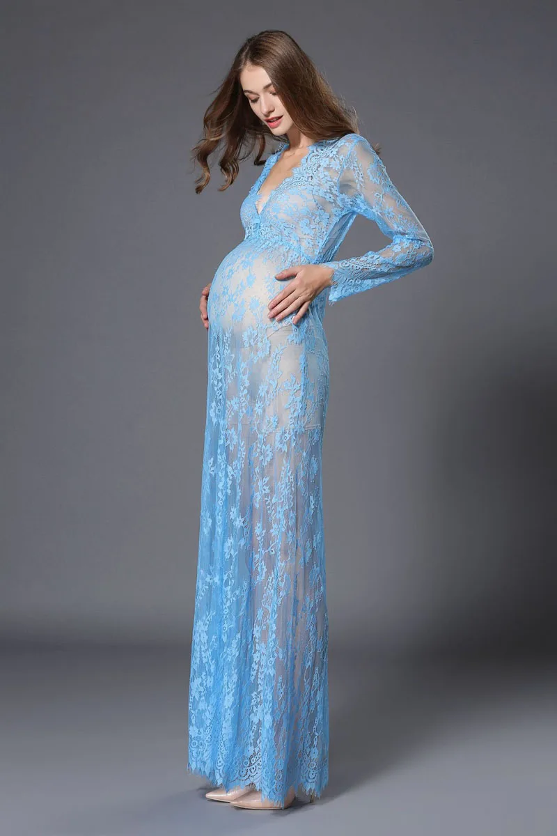 Кружевное платье для беременных; платья для фотосессии; Длинное Макси-платье для беременных; реквизит для фотосессии; платья для беременных
