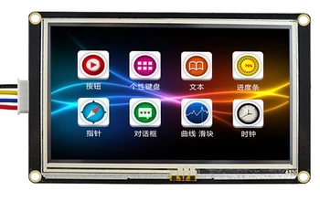 

TJC48287K043_011R 4.3 inch screen Enhanced USART HMI serial port configuration screen expansion IO EEPROM TFT LCD