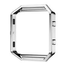 100 шт серебряный корпус из нержавеющей стали, держатель, чехол, металлическая рамка для Fitbit Blaze, трекер активности, Смарт-часы, ремешок