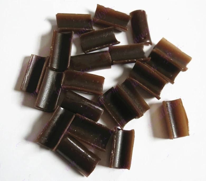 200pcs Keratin glue for hair Nail Tip Keratin U-Shaped Fusion Chips Glue Nail Tip Keratin Nail Tip for hair extension