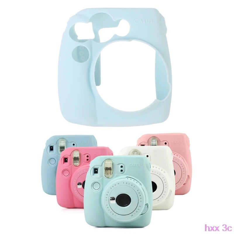 Новый мягкий силиконовый чехол для камеры Fujifilm Instax Mini 8/8 +/9|Сумки