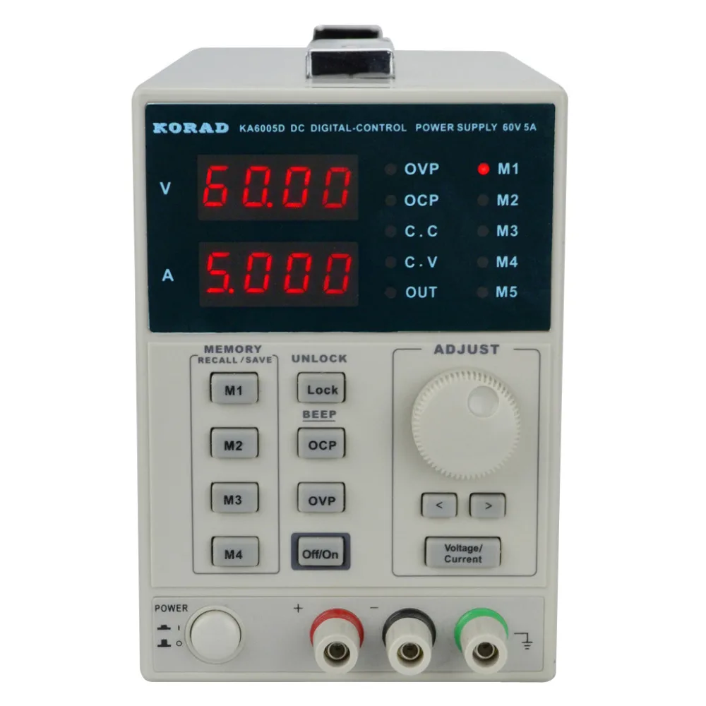 KA6005D Точность Переменная Регулируемый 60 В 5A DC Линейный Питание Цифровой