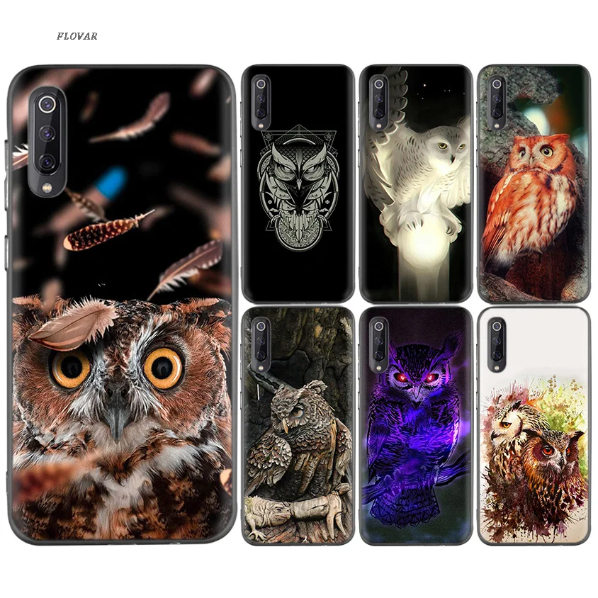 

Animal Owl On The Tree Fitted Soft TPU Case For Xiaomi 9 8 A2 lite A1 Play Pocophone F1 Xiomi Redmi Y3 Note 7 6 5 Pro 5Plus