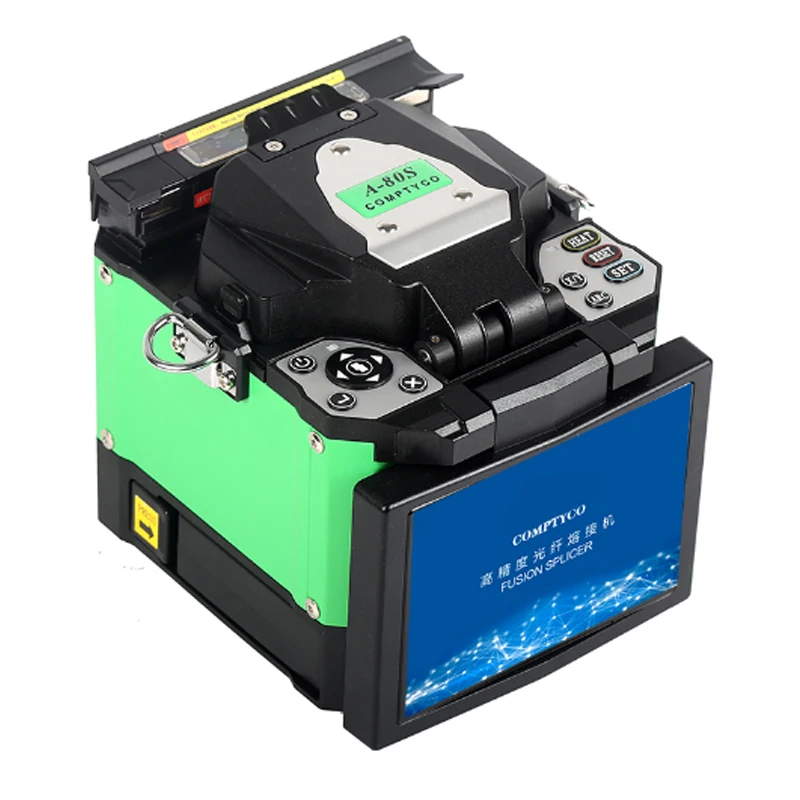 Made in China FTTH Automatic Optical Fiber Fusion Splicer Machine Electrode A-80S Optic Splicers Welding Splicing | Мобильные