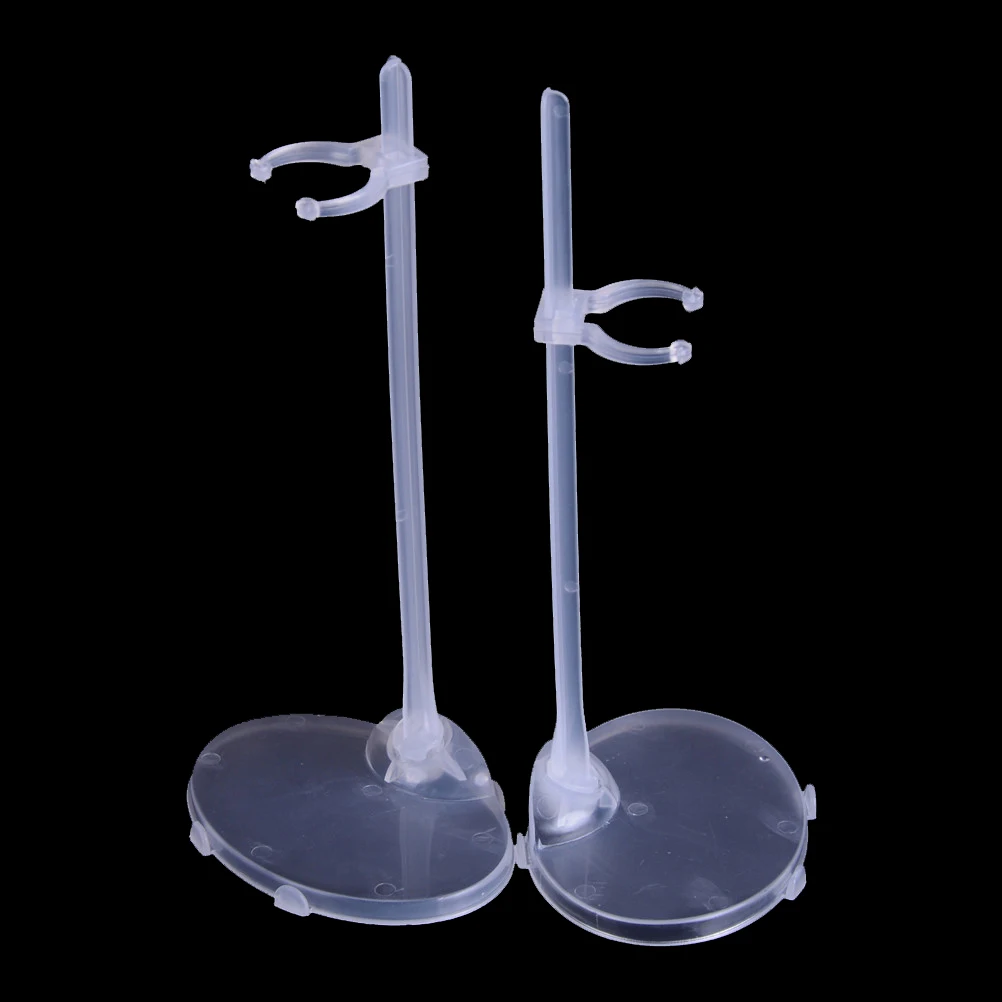 Clear Translucence Barbie Doll Stand Figure Display 5pcs Stands Toy Model Holder