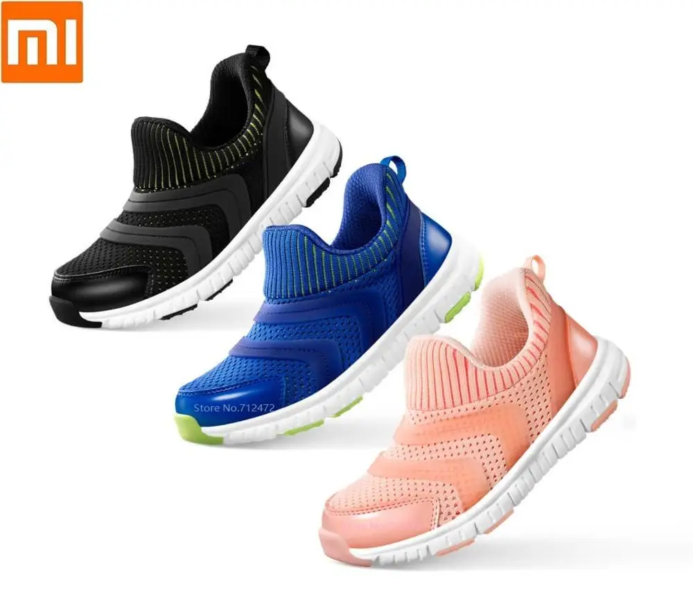 

Xiaomi youpin Lightweight children's sneakers High elasticity EVA bottom Flying weaving Breathable running Non-slip sports shoes