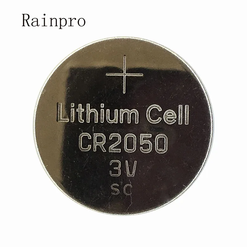 Rainpro 5 шт./лот литиевая батарея CR2050 2050 3 в для монет подходит пульта дистанционного