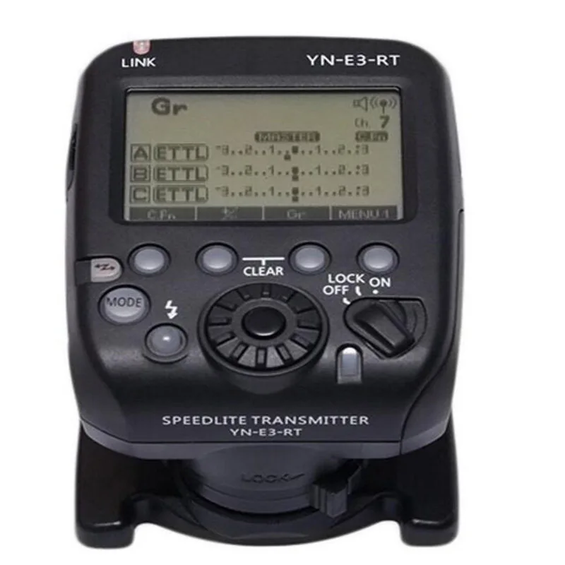 Yongnuo YN-E3-RT Speedlite передатчик для Canon 600EX-RT YN-600EX-RT flash light camera 500d 5d3 6d 7d 60d 70d 800d 1d |