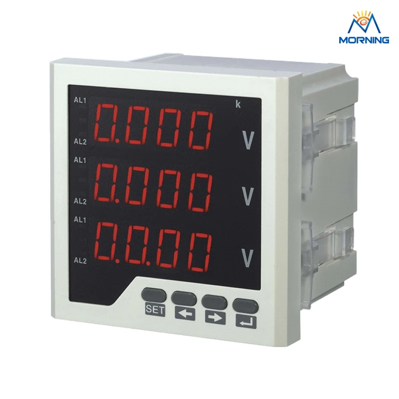 

3AV23 120*120mm panel voltmeter three phase LED digital only panels voltage meter