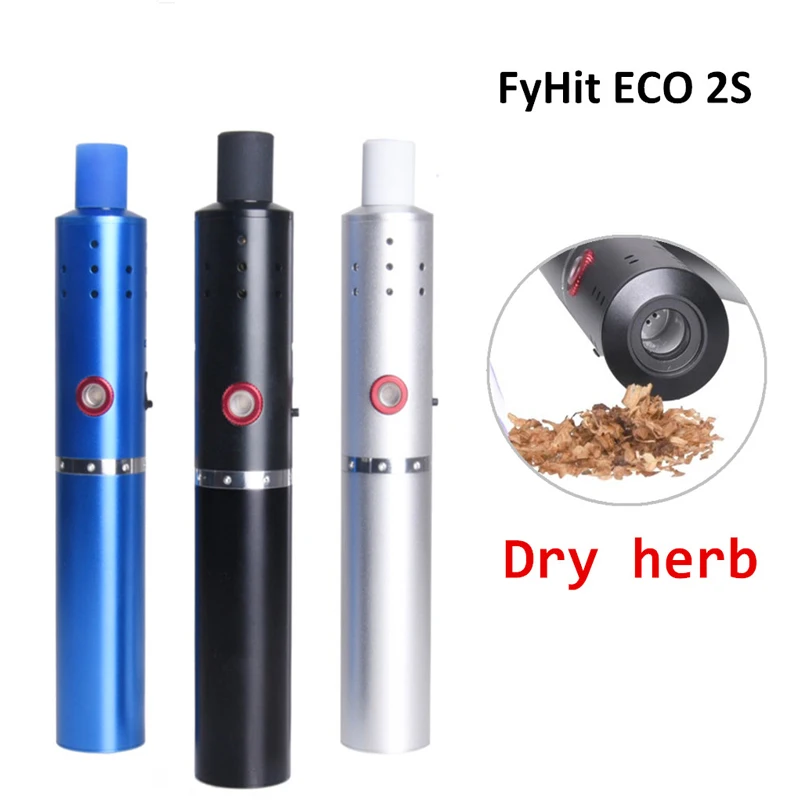 

HOT SELL FyHit Eco 2s Dry Herb Vape Kit 2200mah Built-in Battery Temperature Control Airflow Hole Herbal E Cig Vape Pen Kit
