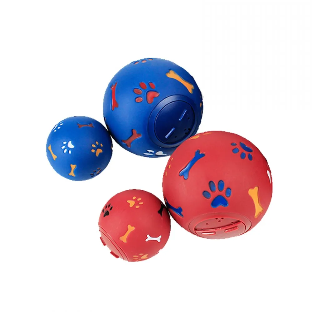 Новые игрушки для собак забавные интерактивные эластичный шар кошка щенок жевательная игрушка для собак мяч еда экстра-из твердой резины утечки еда мяч