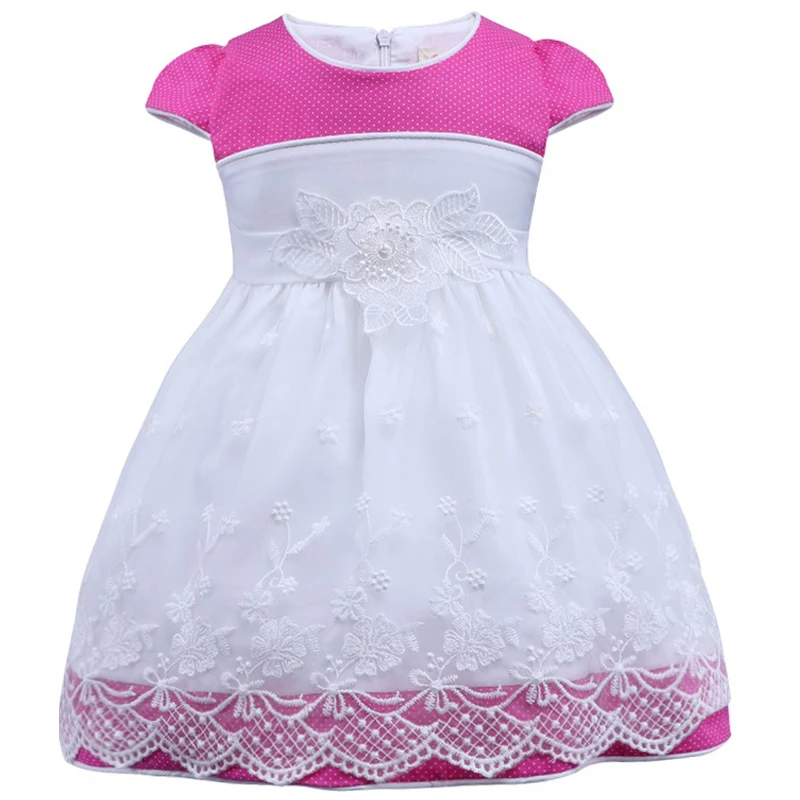 1 Year Baby Girl Birthday Dress Flower Baby Wedding Gown Toddler Christening Dress Infant Party Dress For Girl Vestido Batizado