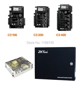 

ZK TCP/IP RS485 ZKSoftware C3 series IP-based Door Access Control Panel/w Power
